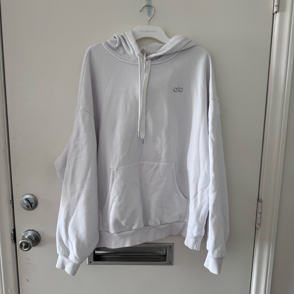 ALO Yoga White Hoodie